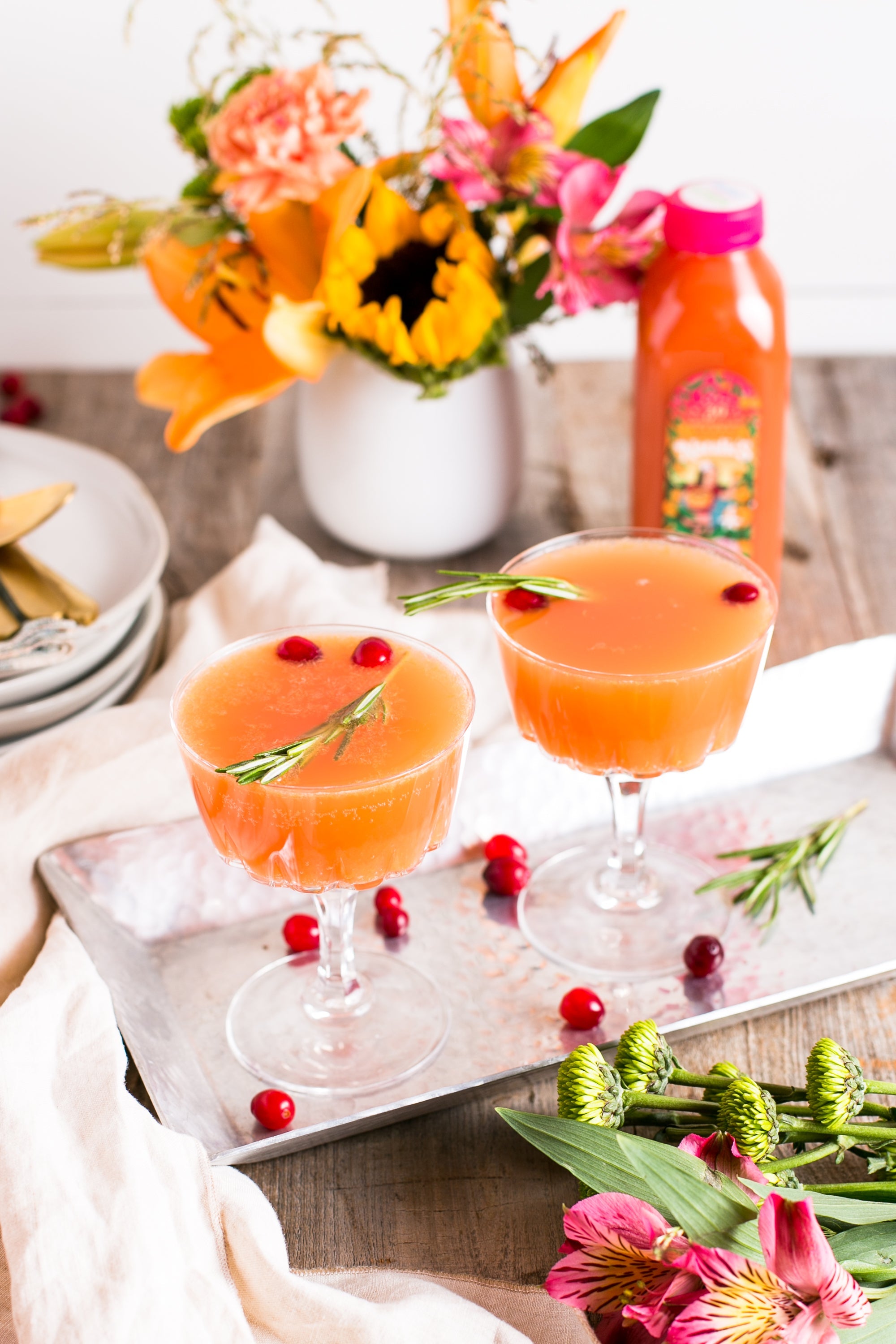 Blood Orange Rosemary Sparkler – Natalie's Orchid Island Juice Company