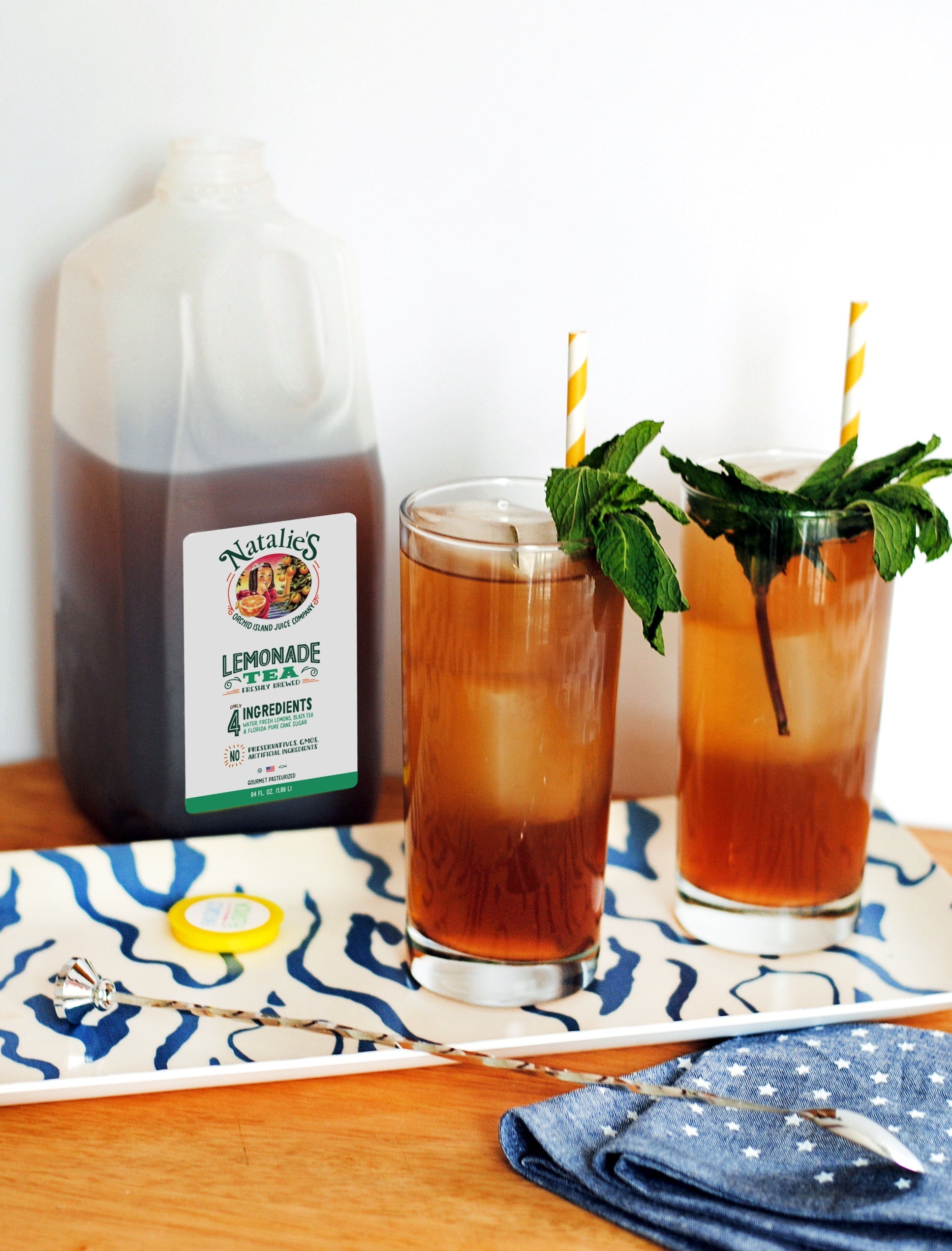 Iced Tea Lemonade Mint Julep &ndash; Natalie's Orchid Island Juice Company