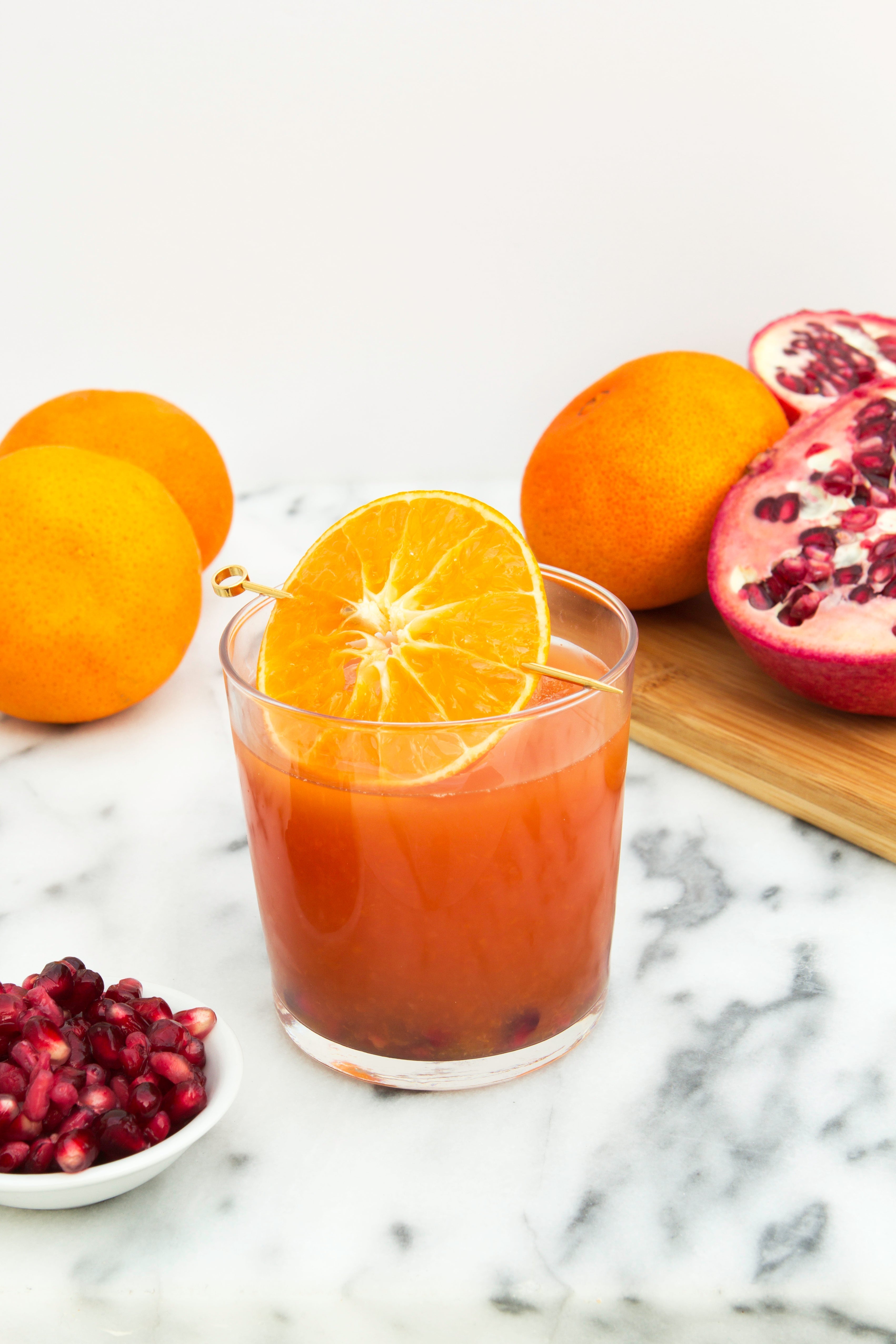 tangerine-pomegranate-cocktail