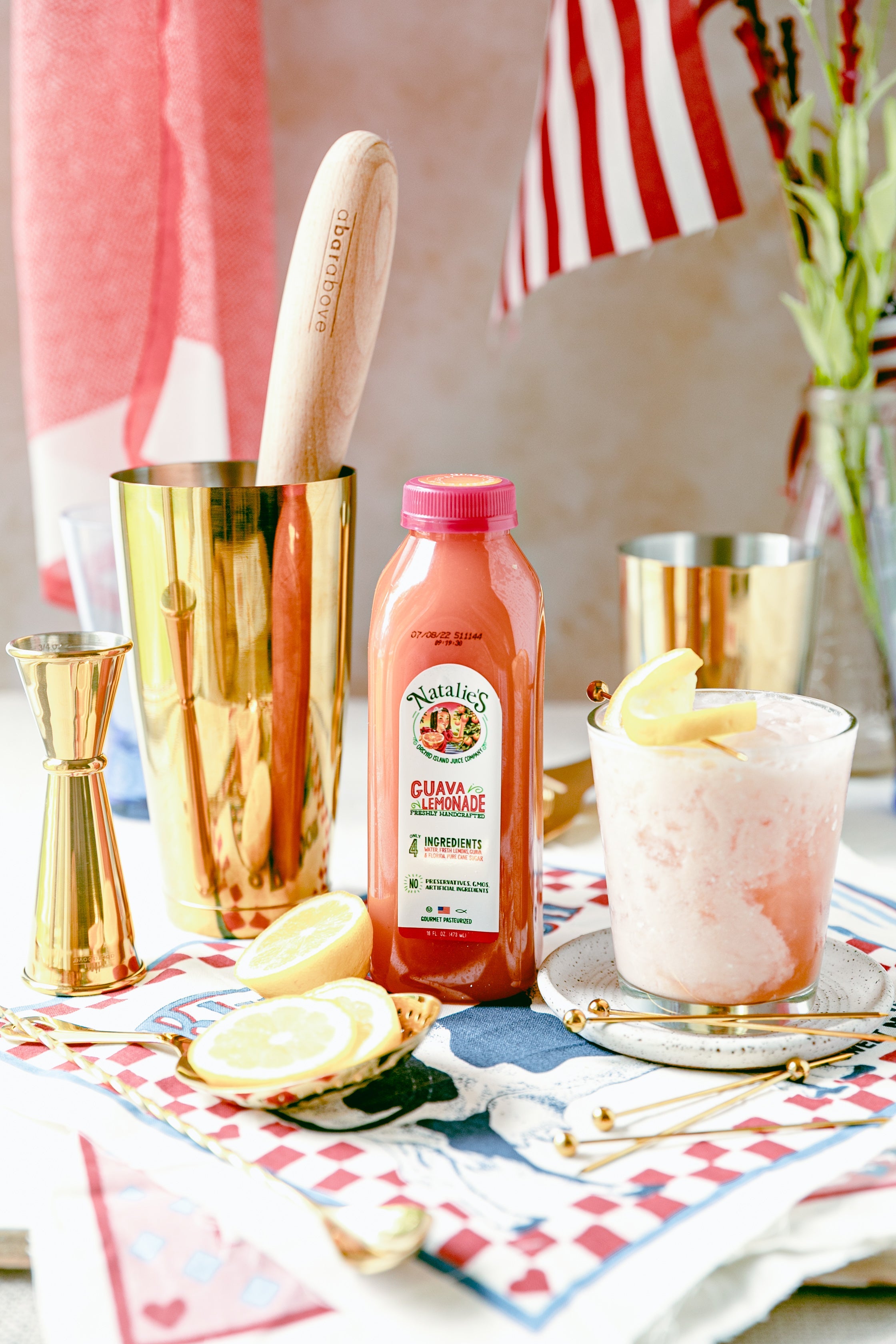 Guava Coconut Rum Cocktail