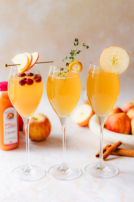 Apple Cider Mimosa Flight