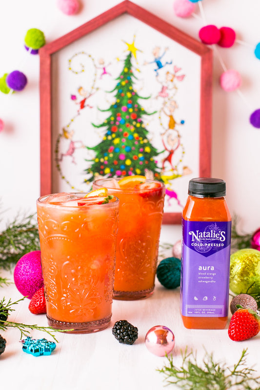 Blood Orange Strawberry Screwdriver