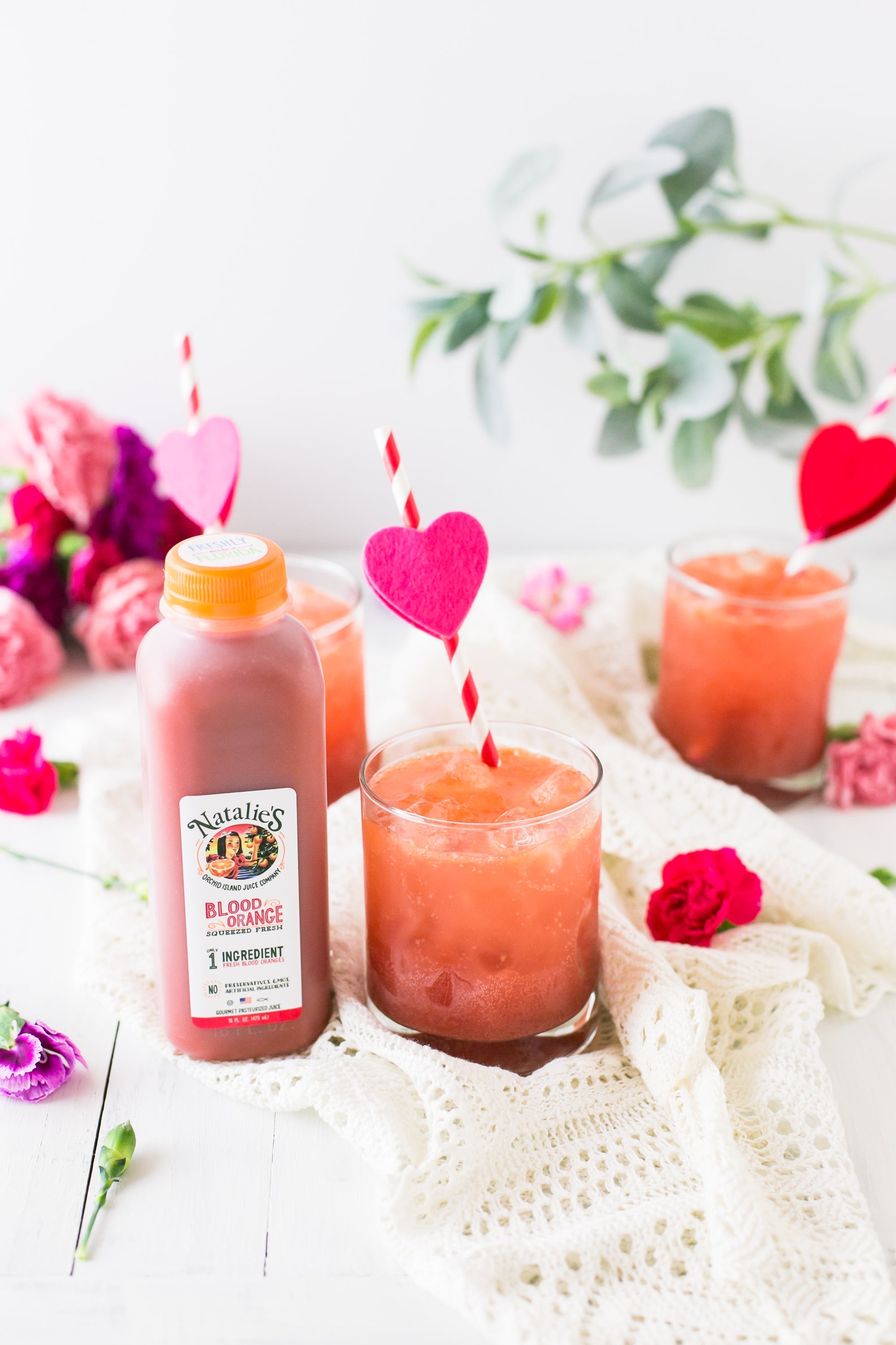 Blood Orange Kombucha Cocktail