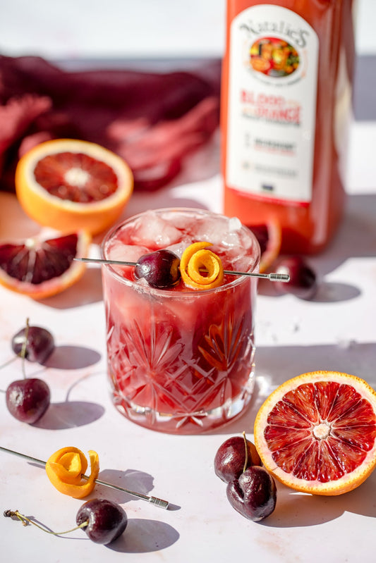 Blood Orange & Tart Cherry Magnesium Mocktail
