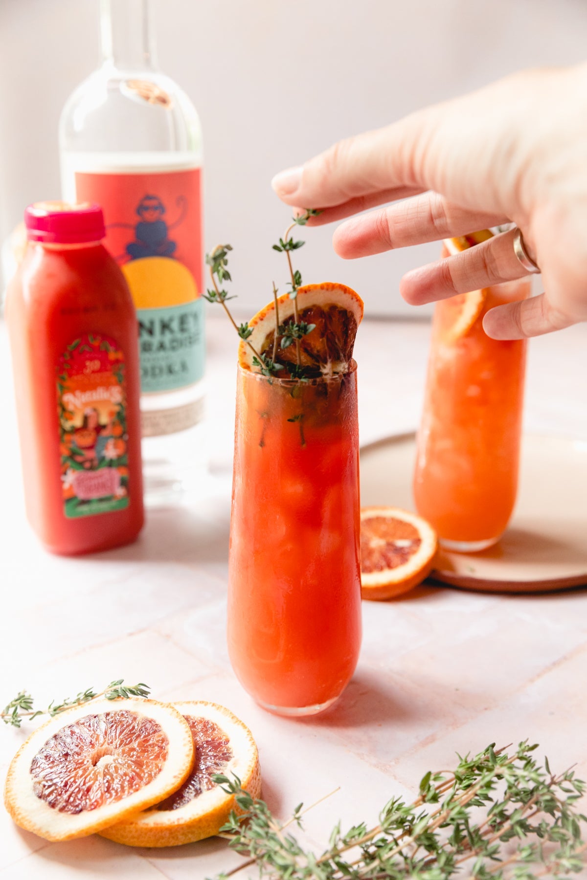 Blood Orange Italian Vodka Soda