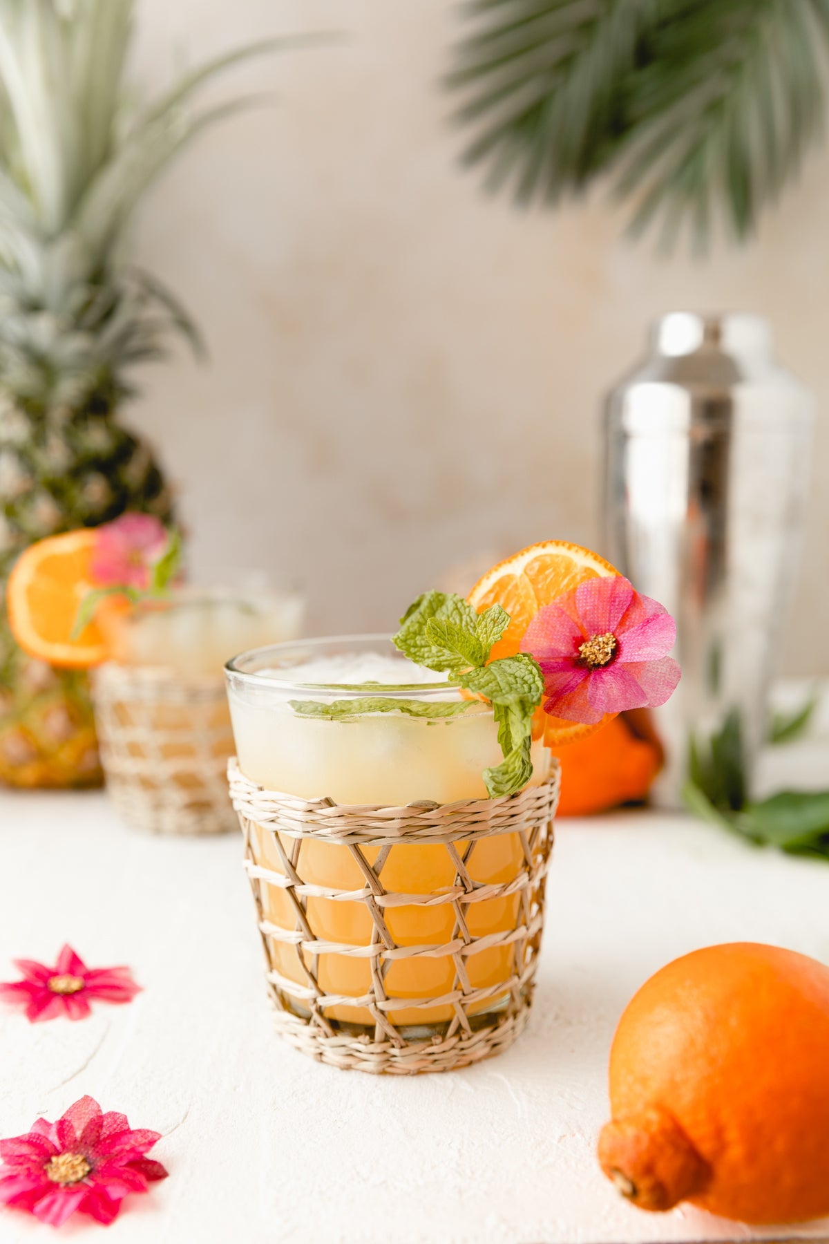 Orange Mango Mint Rum Punch