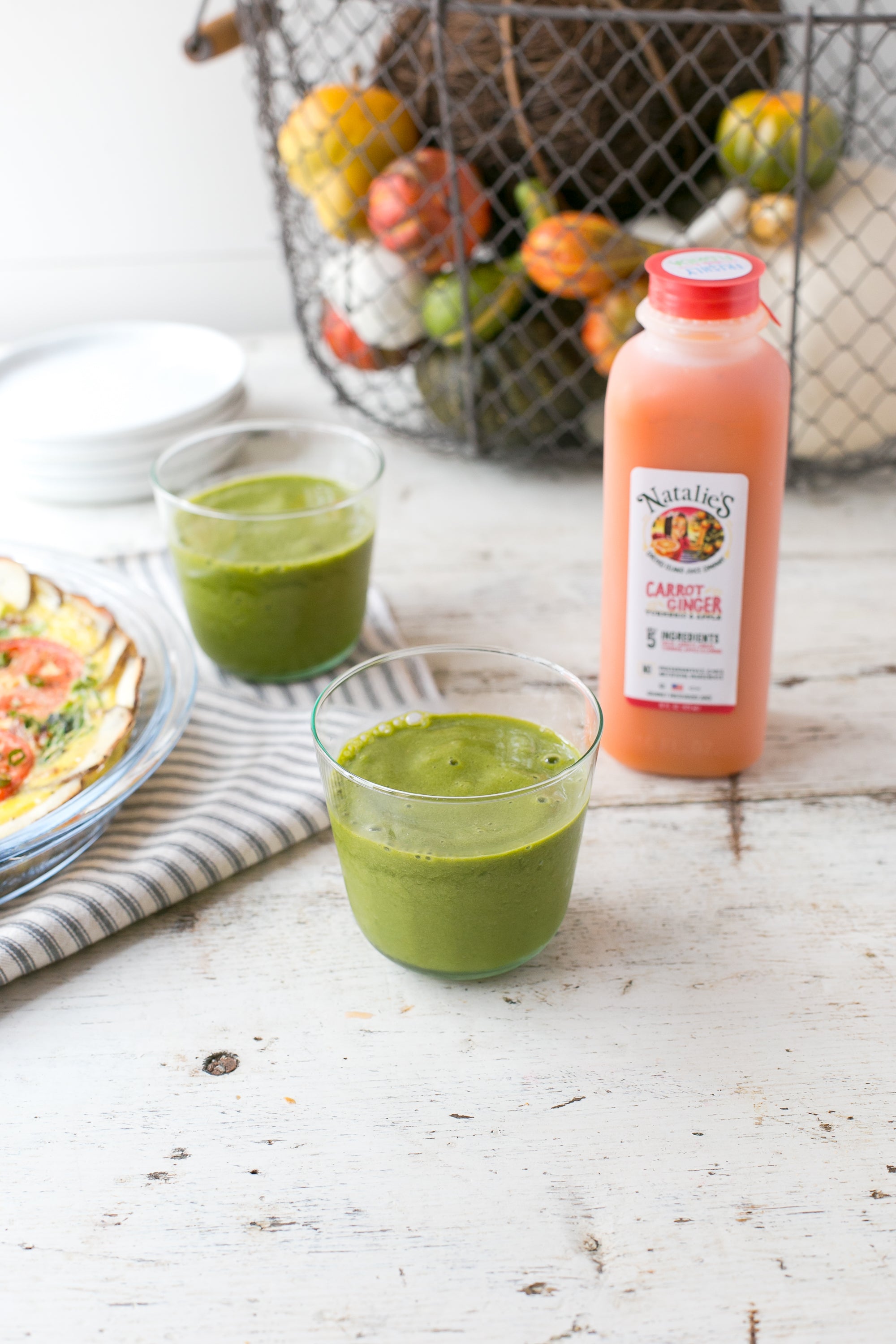 Carrot Ginger Green Smoothie