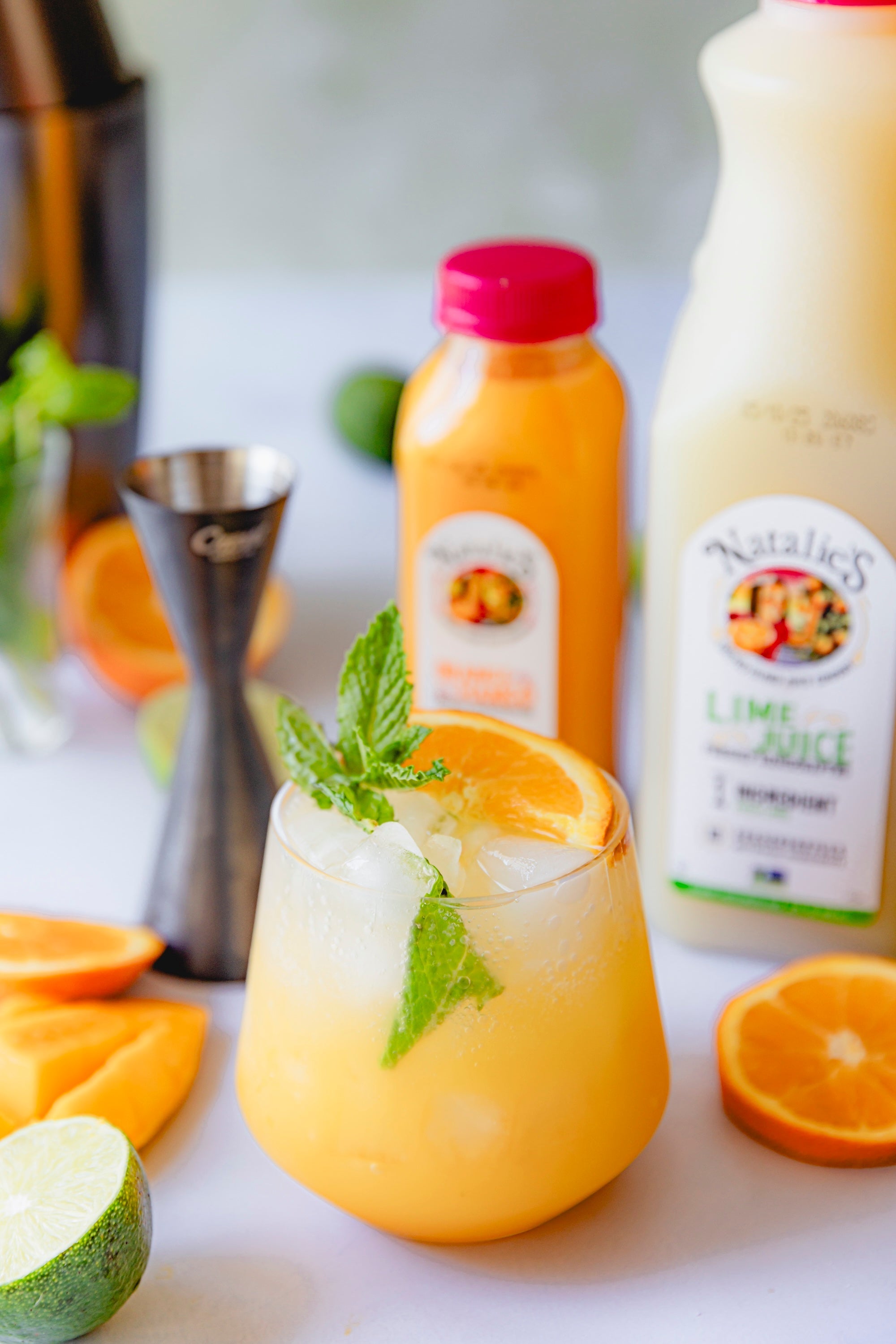 Orange Mango Mojito Mocktail