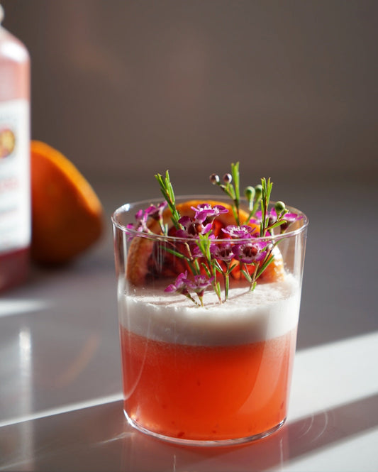 Blood Orange Whiskey Sour