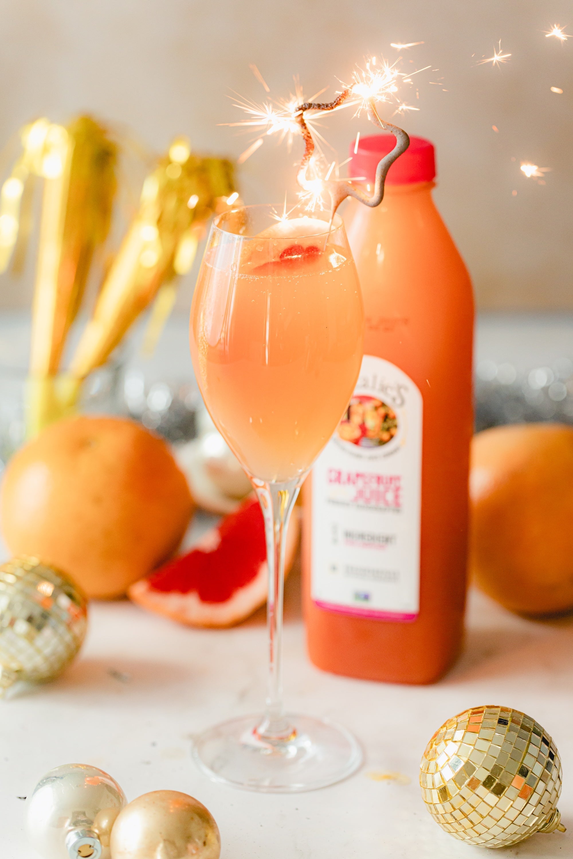 Elderflower Grapefruit Mocktail