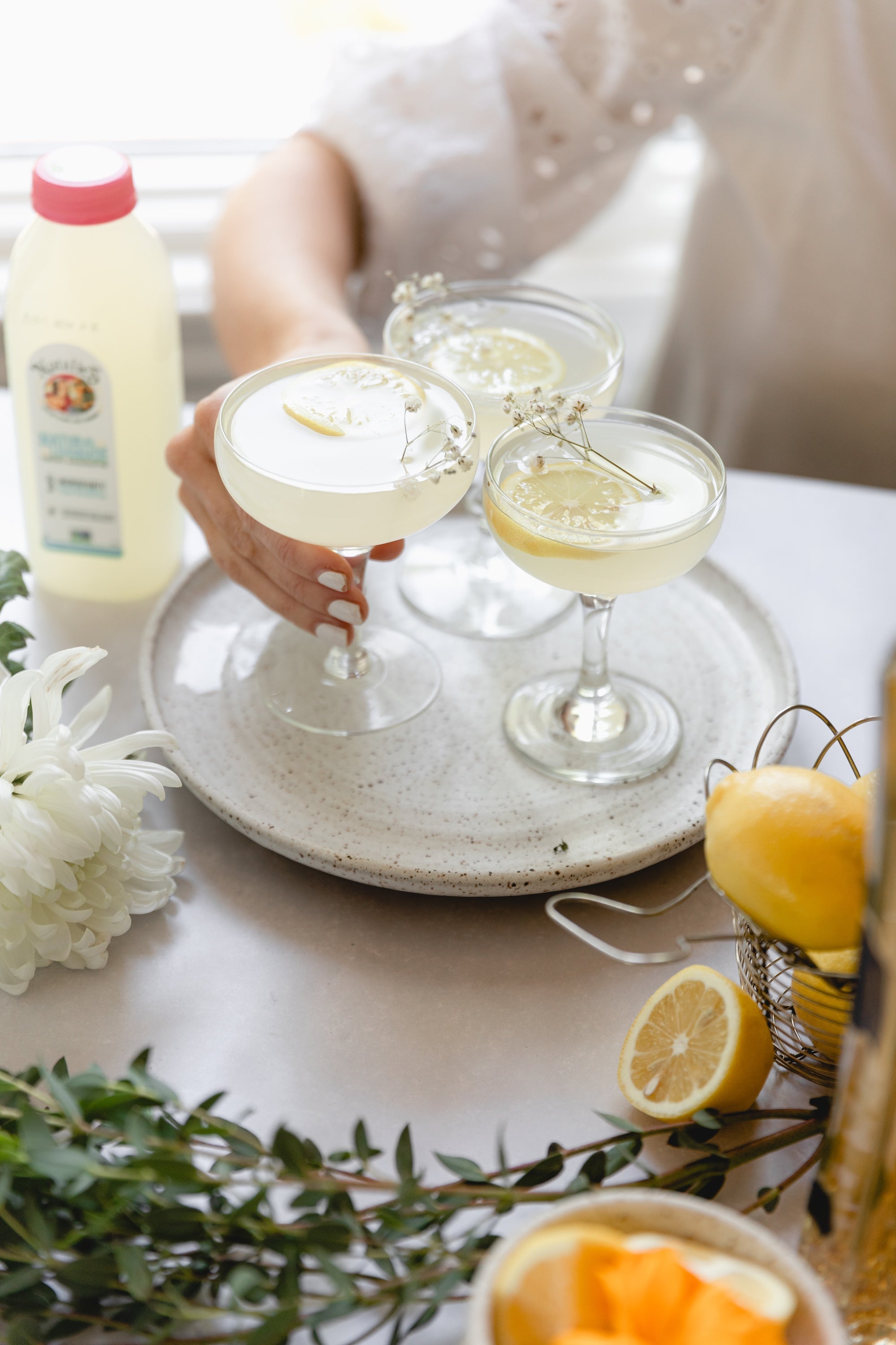 Elderflower Lemonade Martini