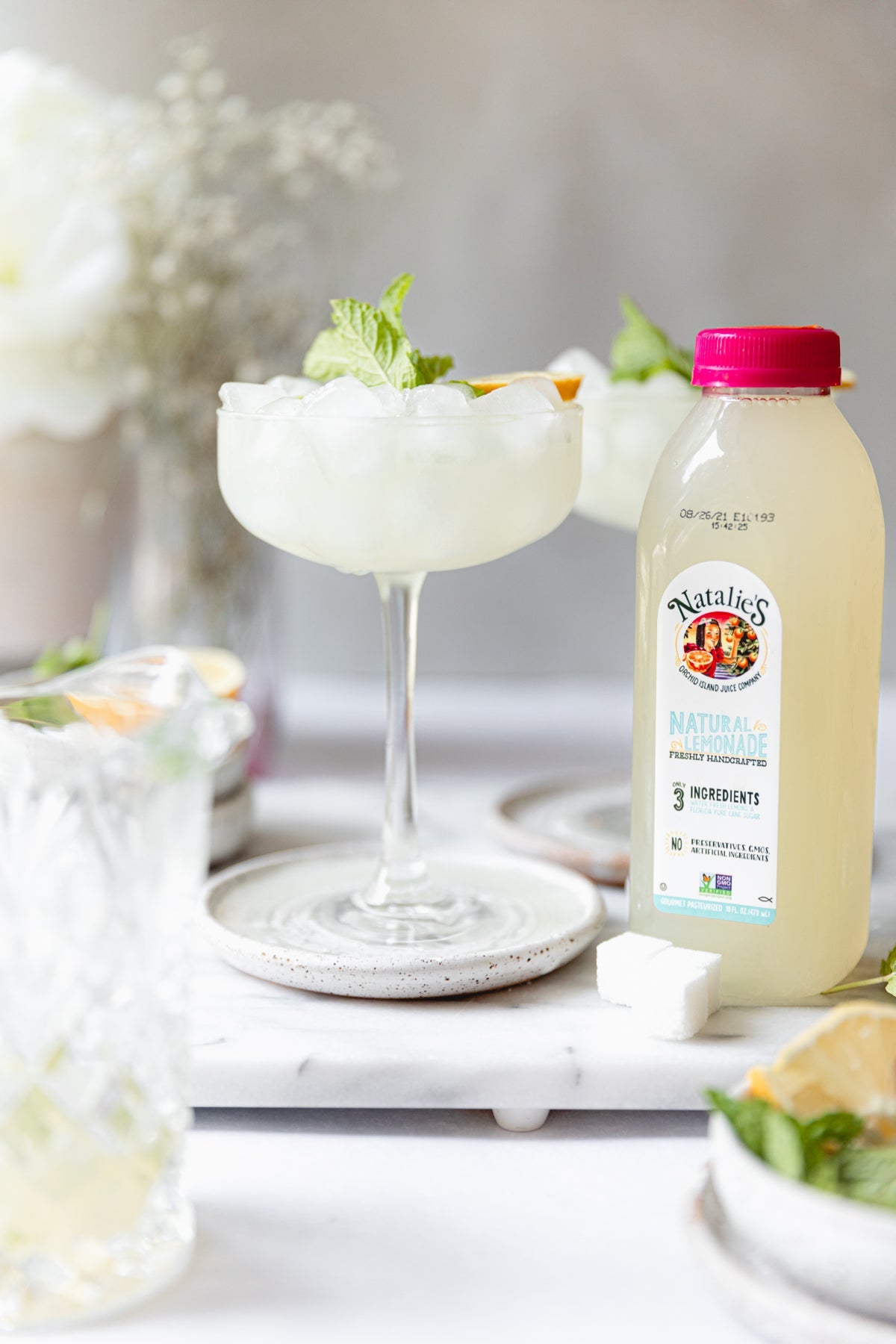 Ginger Mint Lemonade Cocktail