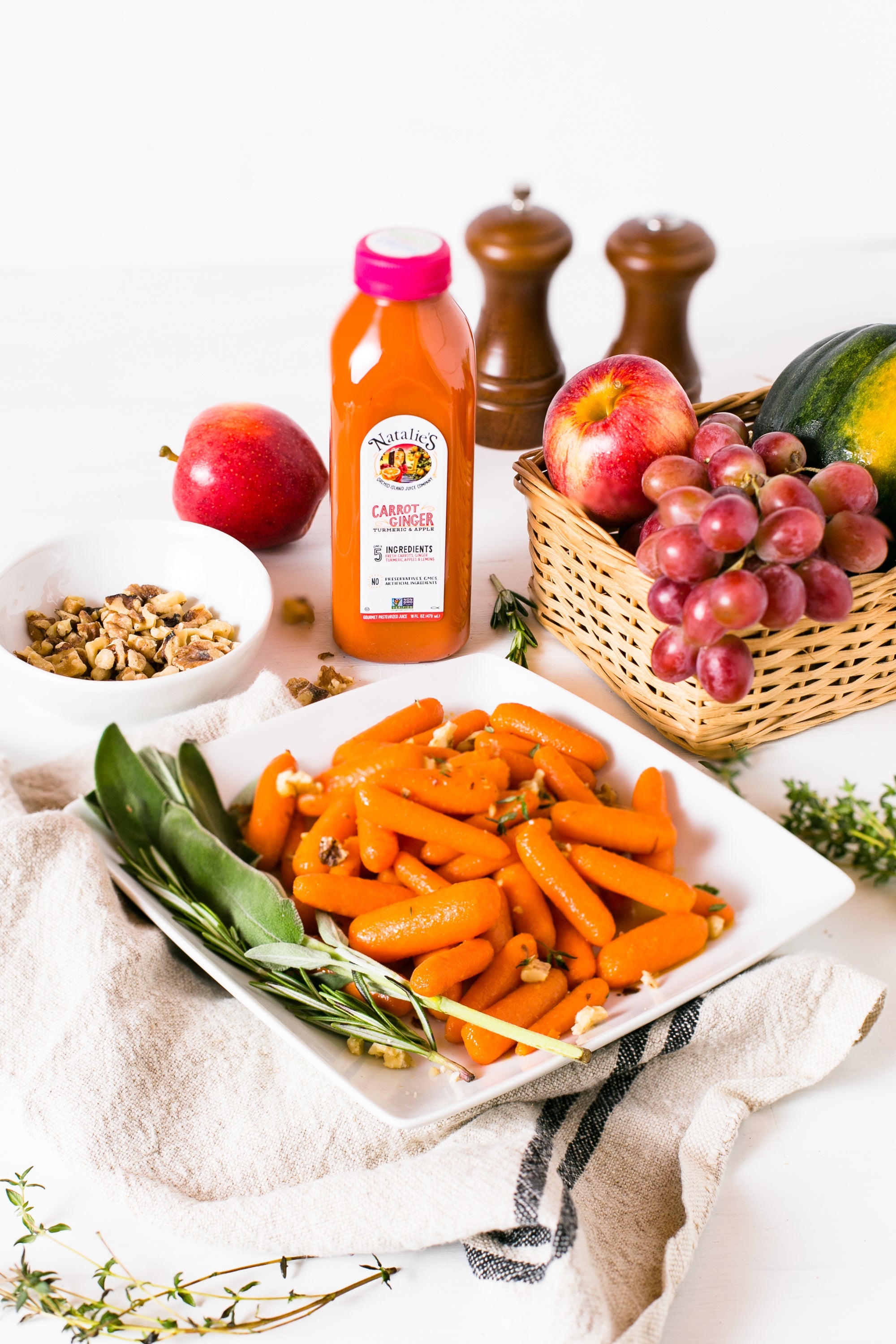 Ginger Maple Glazed Carrots