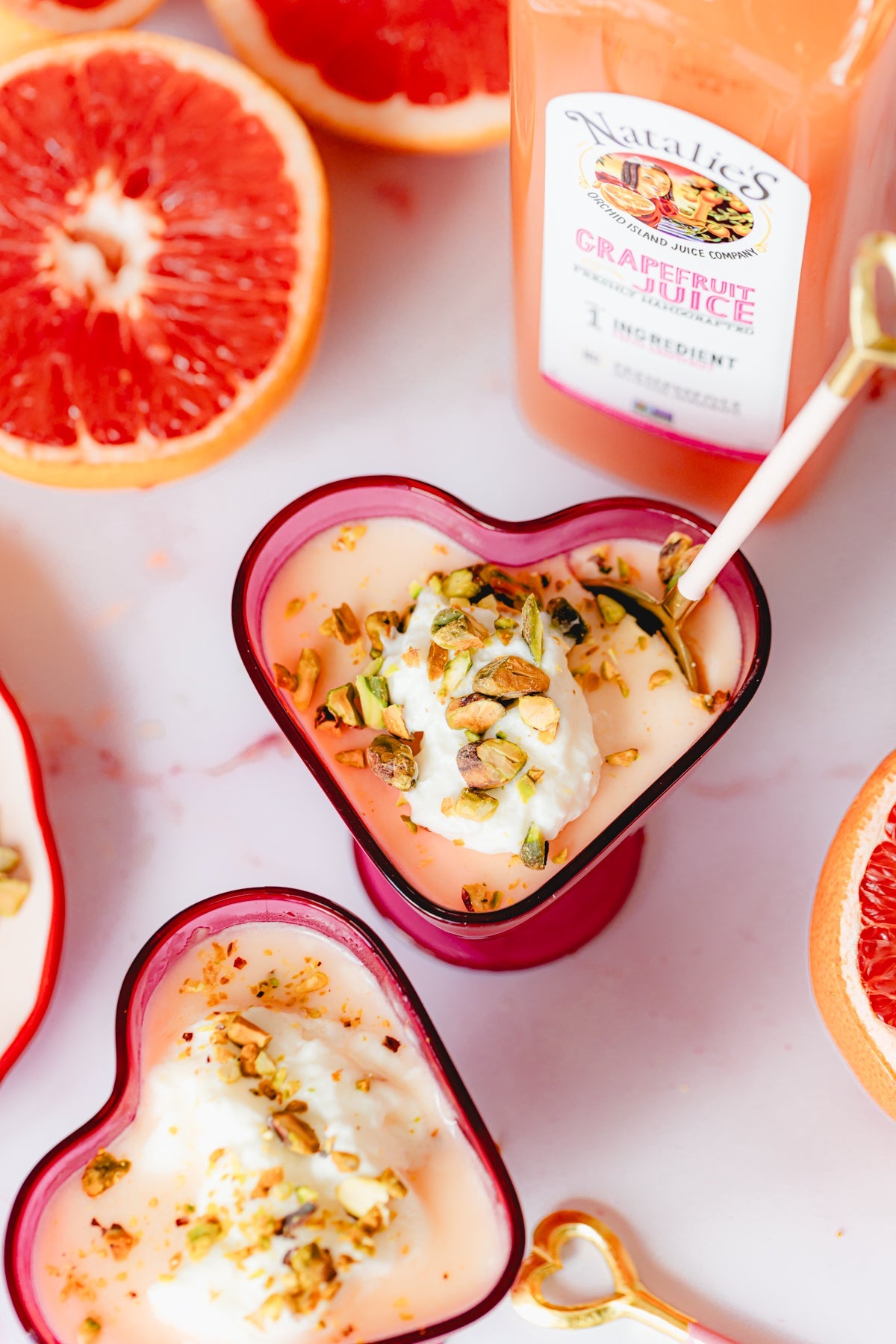 Grapefruit Panna Cotta