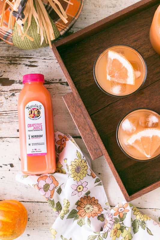 Grapefruit Spiced Tea Bourbon Cocktail