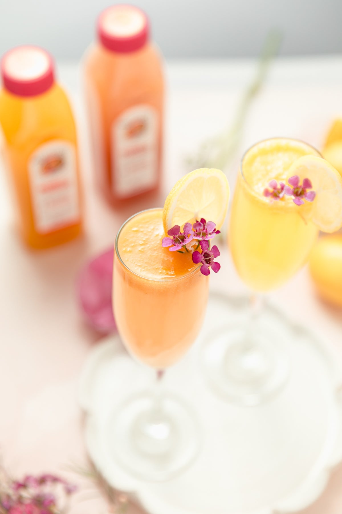 Mango Lemonade & Guava Lemonade Bellini Flight