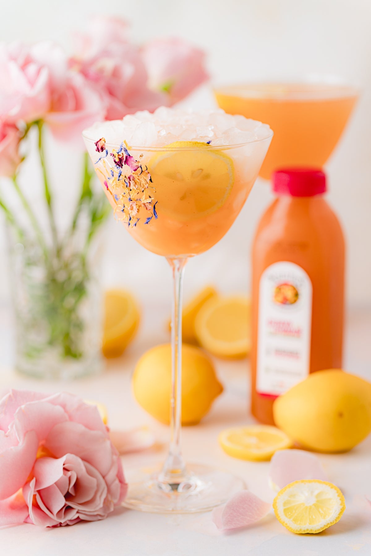 Guava Lemonade and Rosewater Spritz