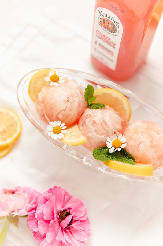 Guava Lemonade Sorbet