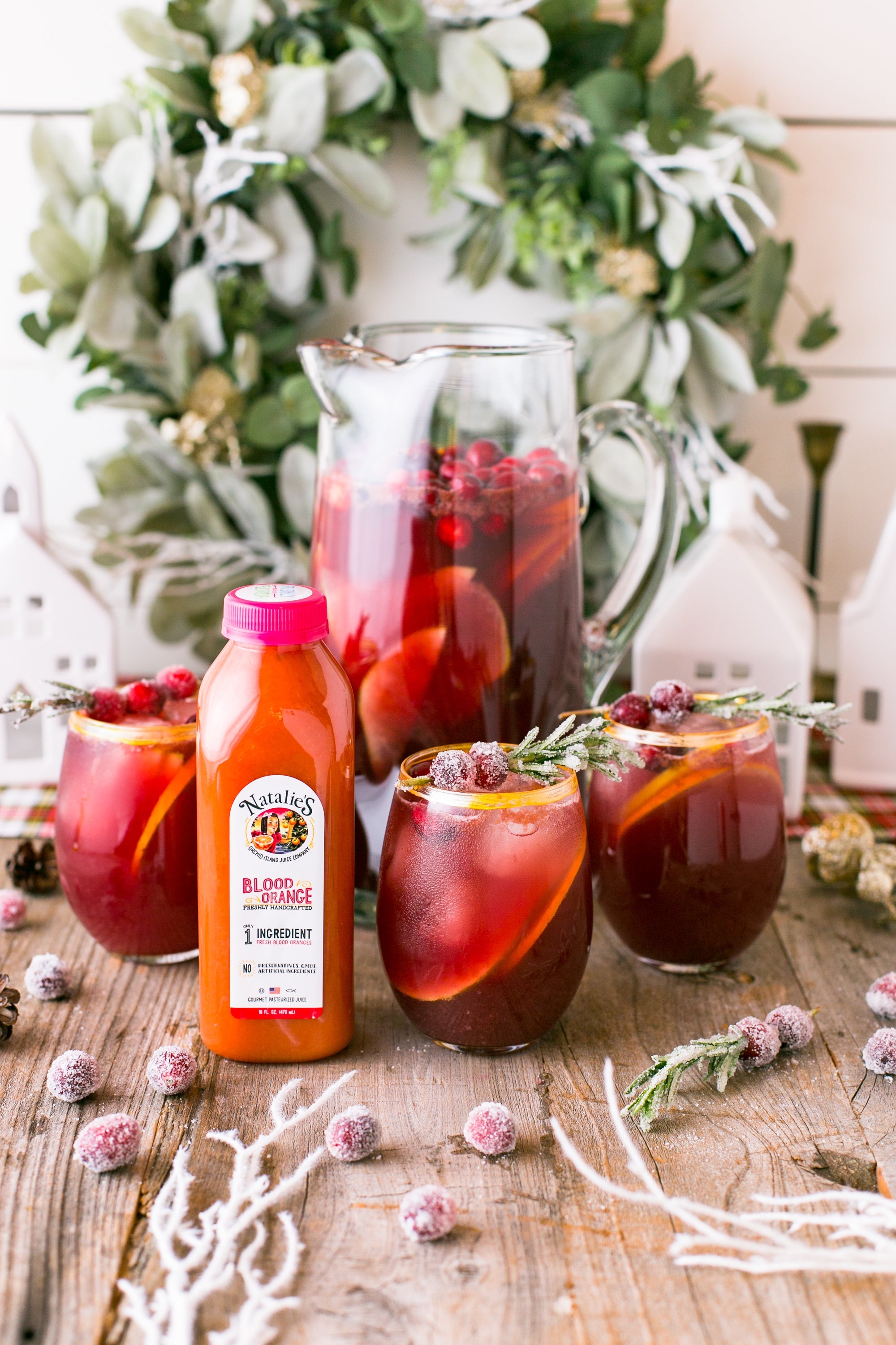Holiday Red Wine Sangria