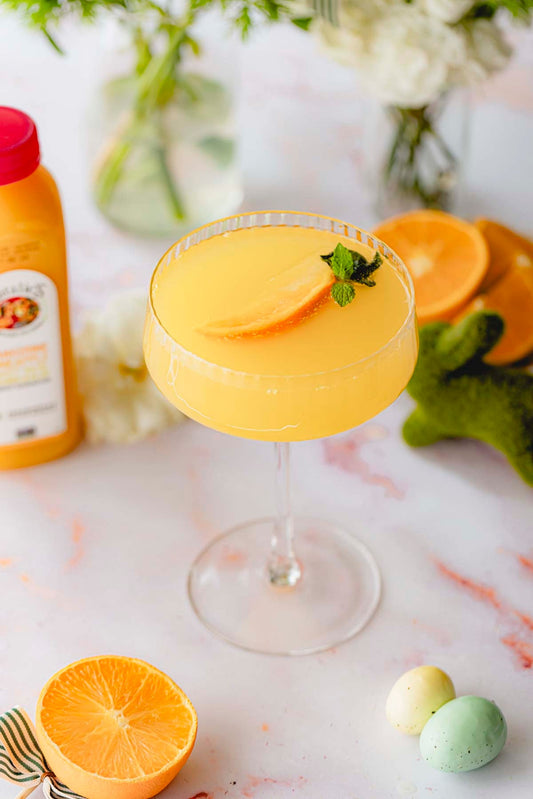 Honey Citrus Mimosa with Mint