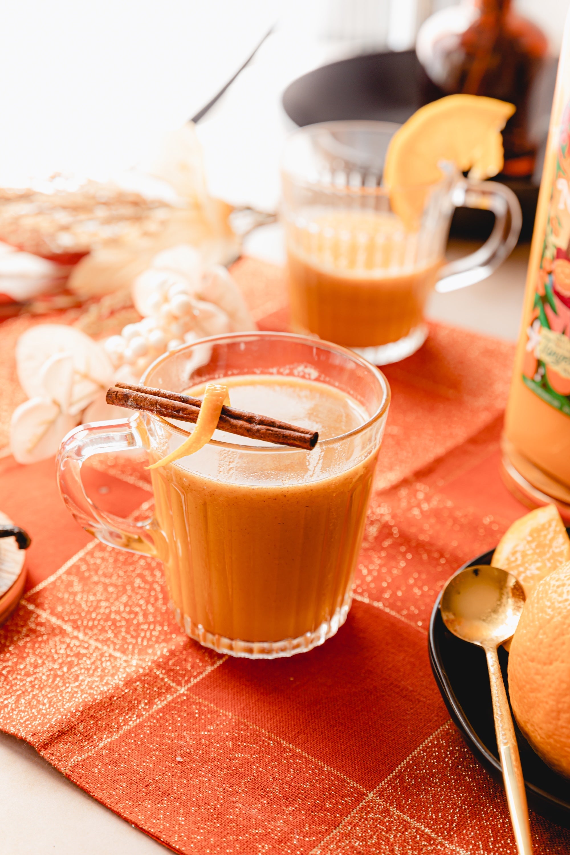 Tangerine Vanilla Hot Buttered Rum