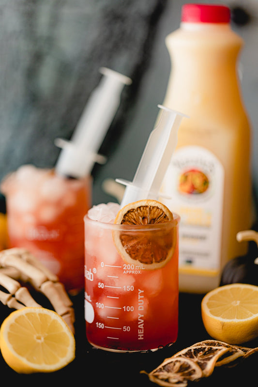 Lemon Drop Syringe Cocktail