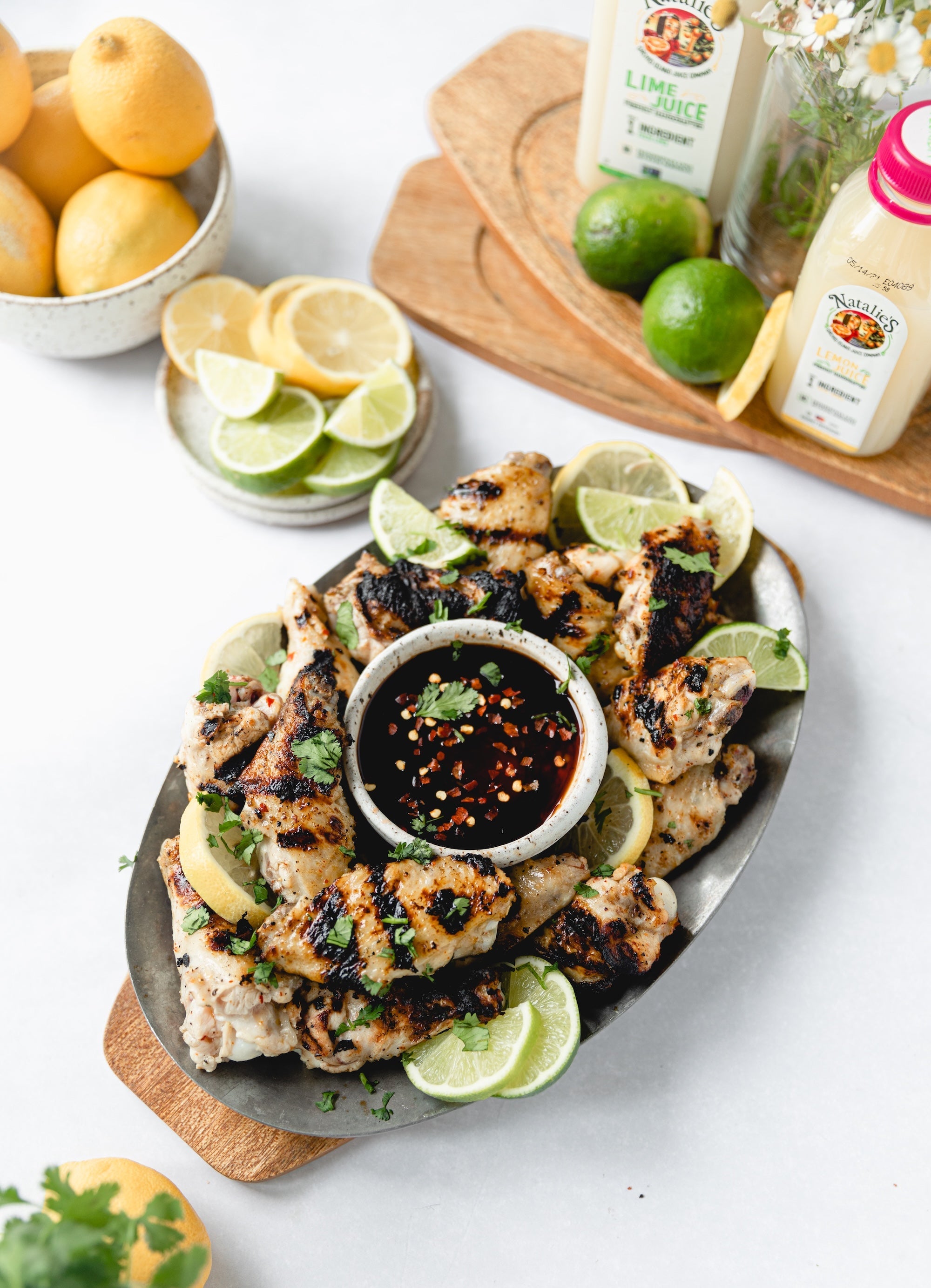 Spicy Lemon Lime Chicken Wings