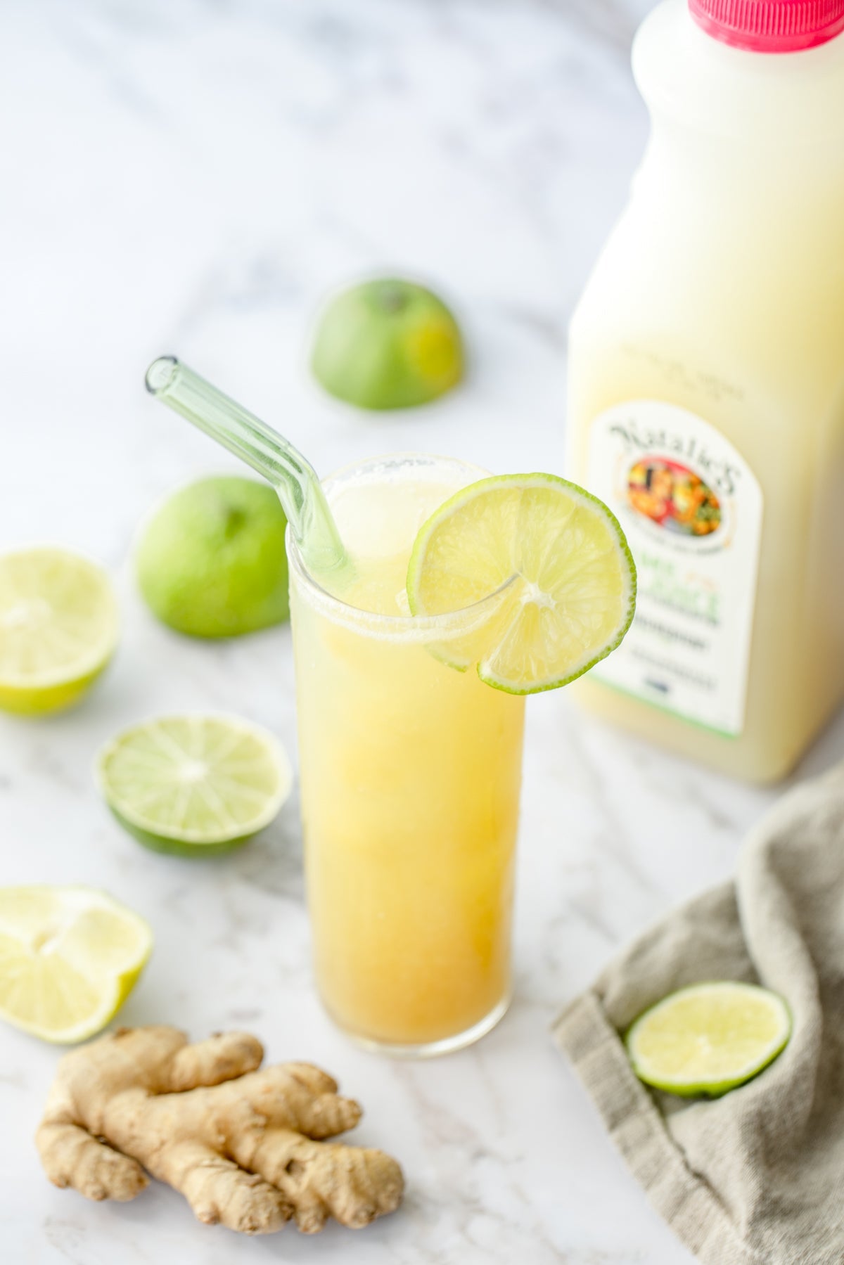 Lime Ginger Immune Boosting Mocktail