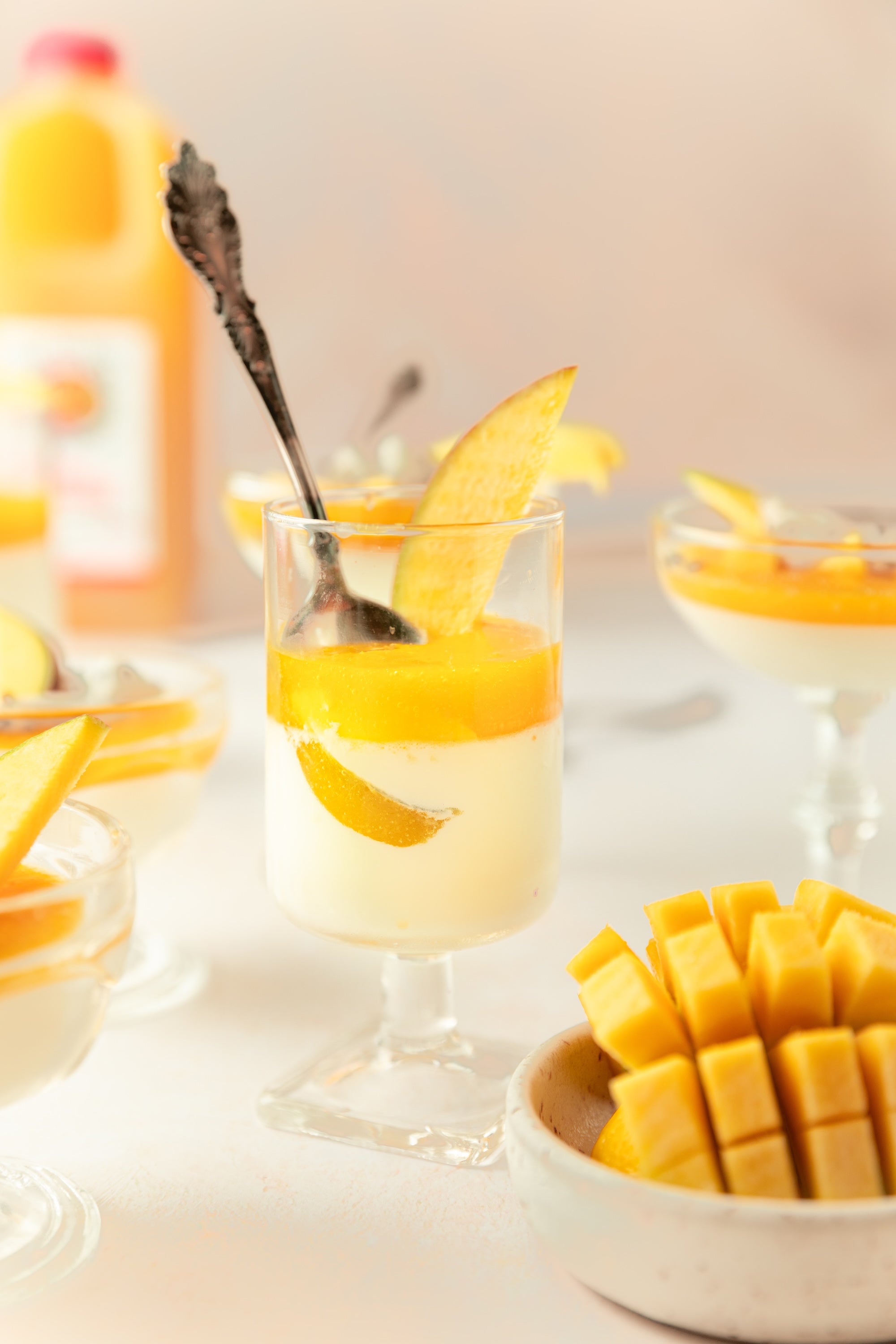 Tropical Mango Panna Cotta
