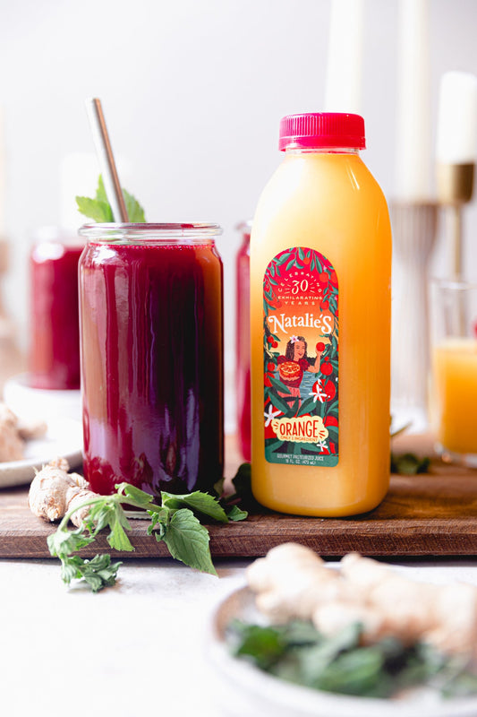 Orange Beet Ginger Morning Elixir