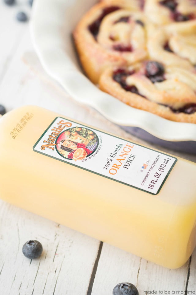 Orange Blueberry Sweet Rolls