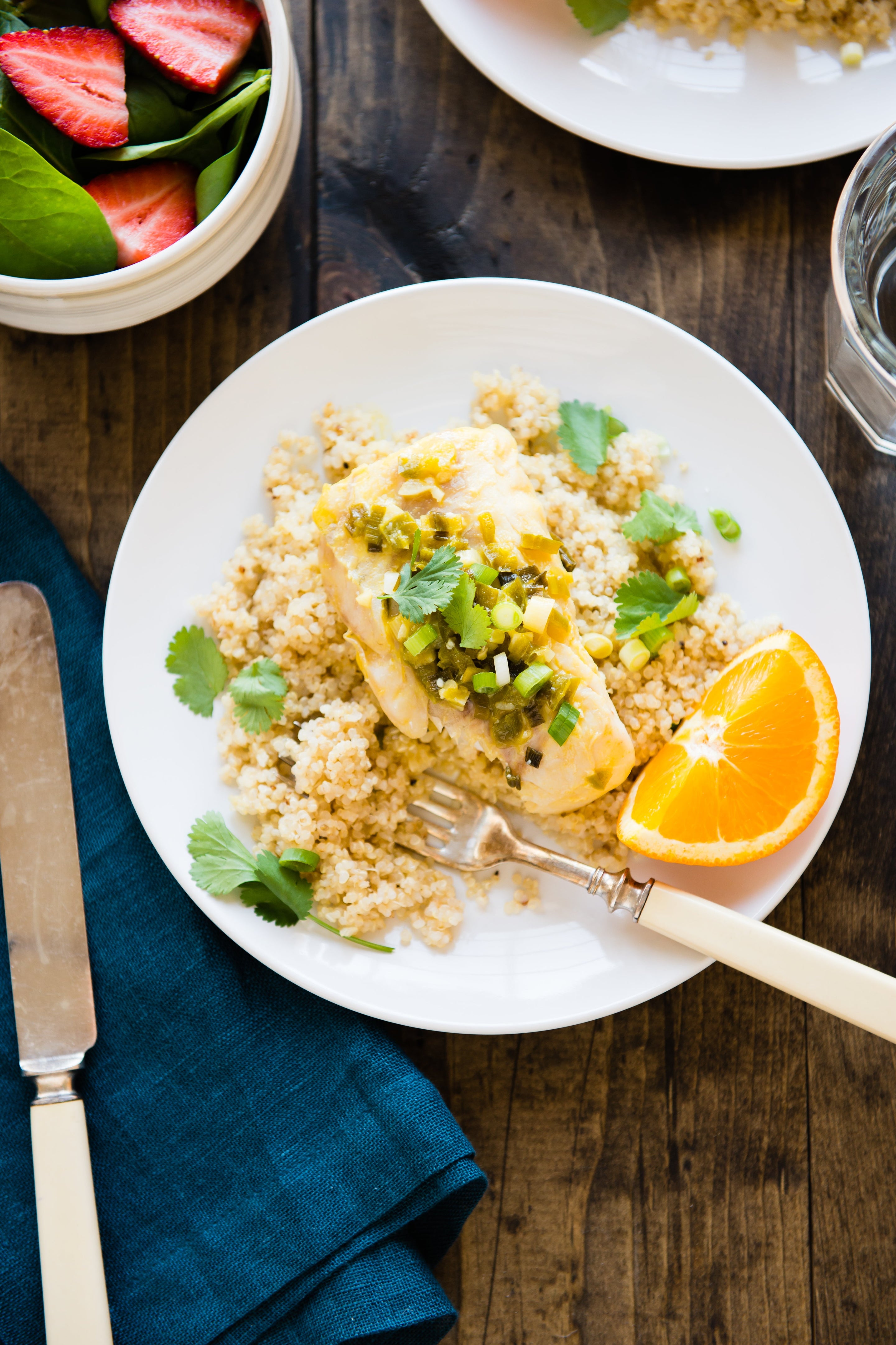 Orange Mango Braised Fish