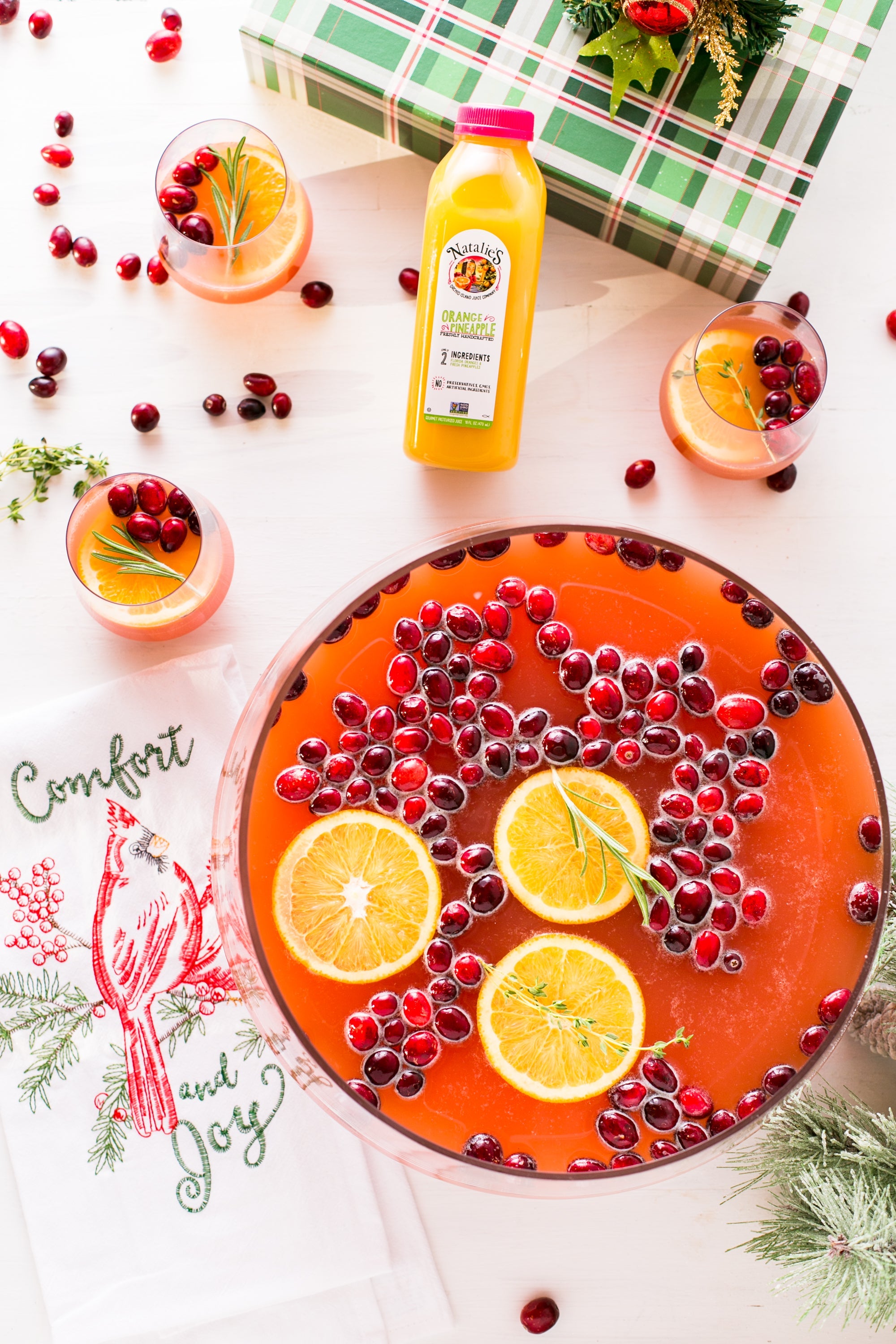 Orange Pineapple Christmas Punch
