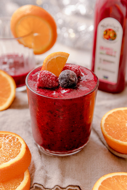 Orange Beet & Berry Wellness Smoothie