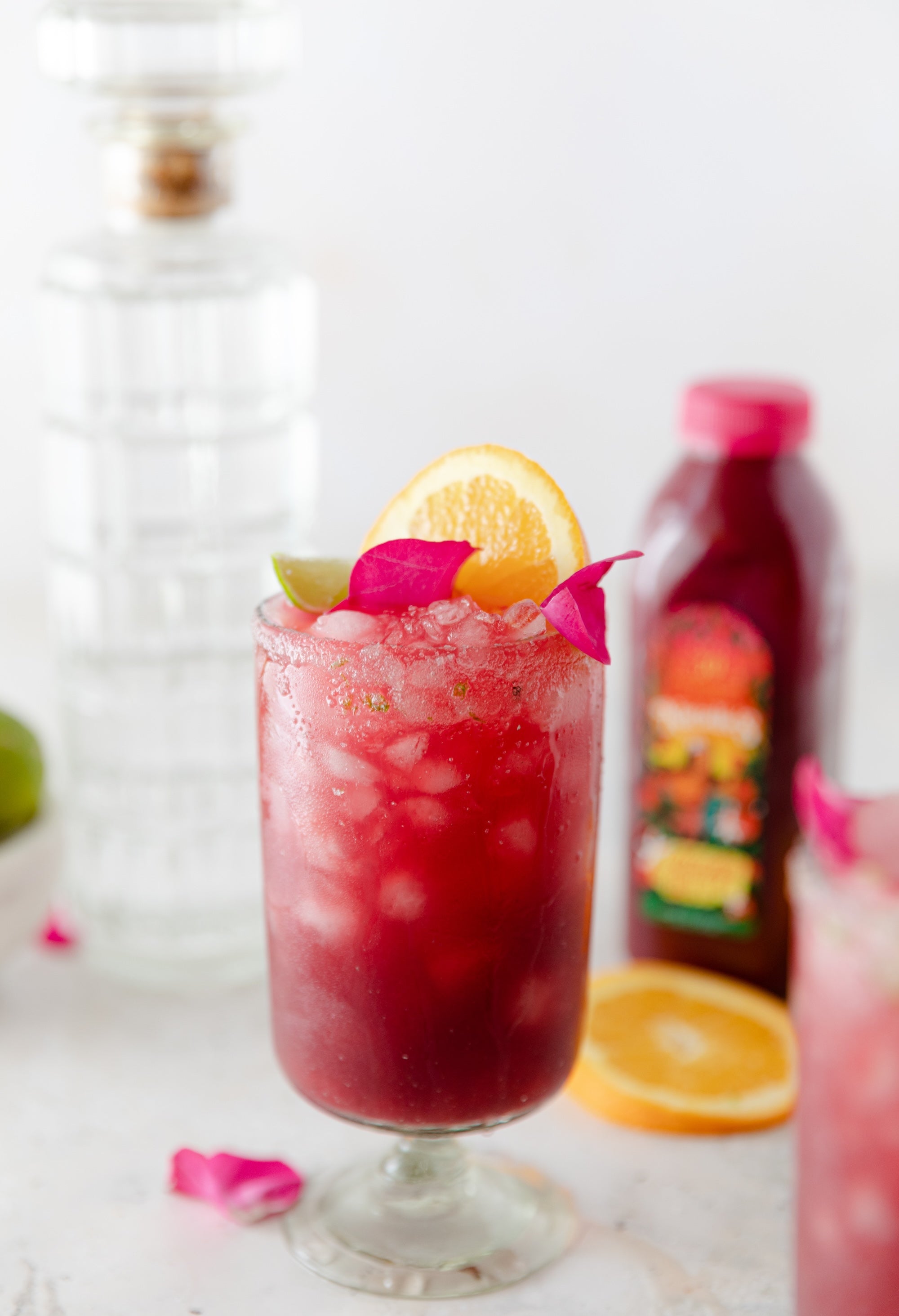 Orange Beet Vodka Limeade