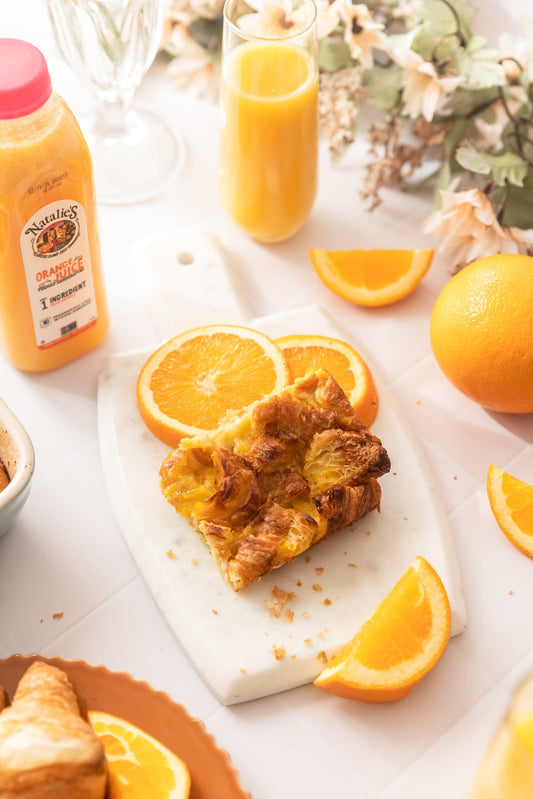 Orange Croissant Breakfast Bake
