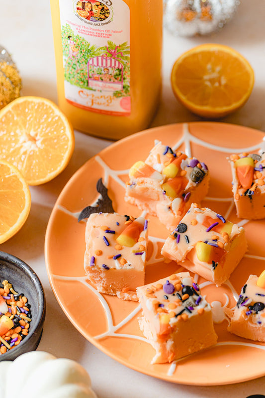Orange Halloween Fudge