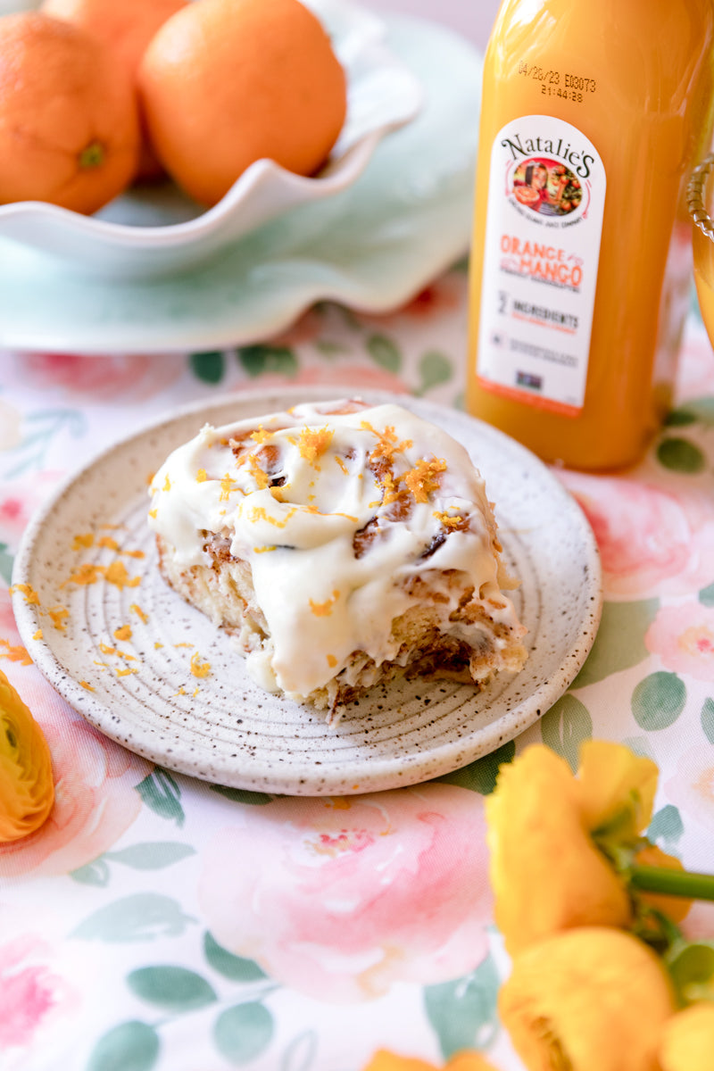 Orange Mango Cinnamon Rolls