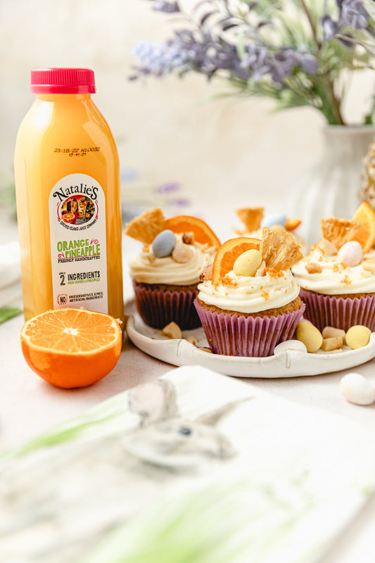 Orange Pineapple Carrot Cake Muffins