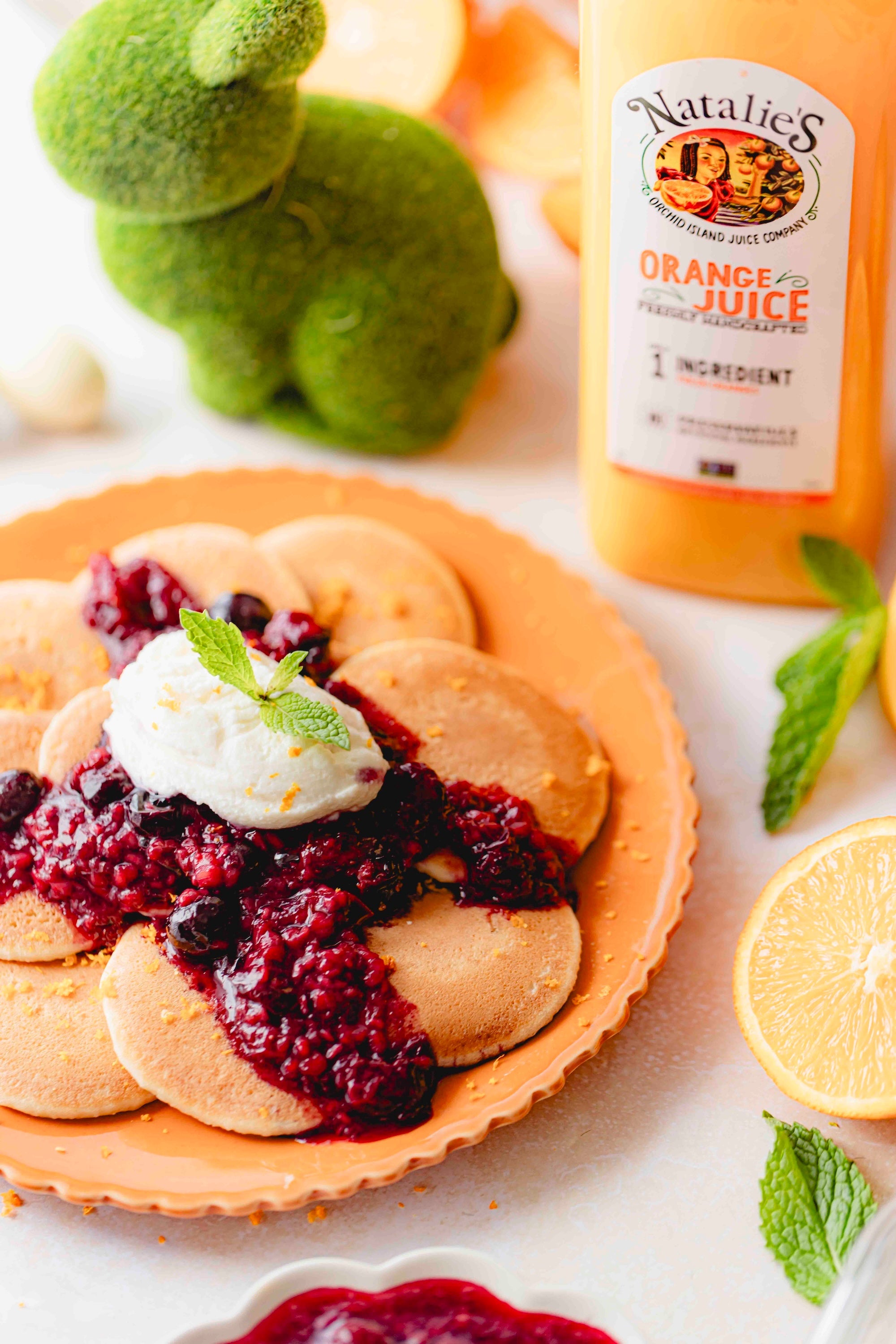 Orange Ricotta Pancakes