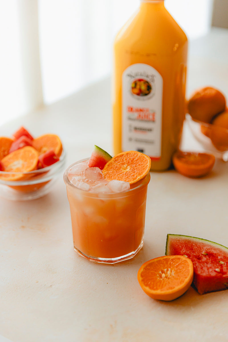 Orange Watermelon Adrenal Mocktail