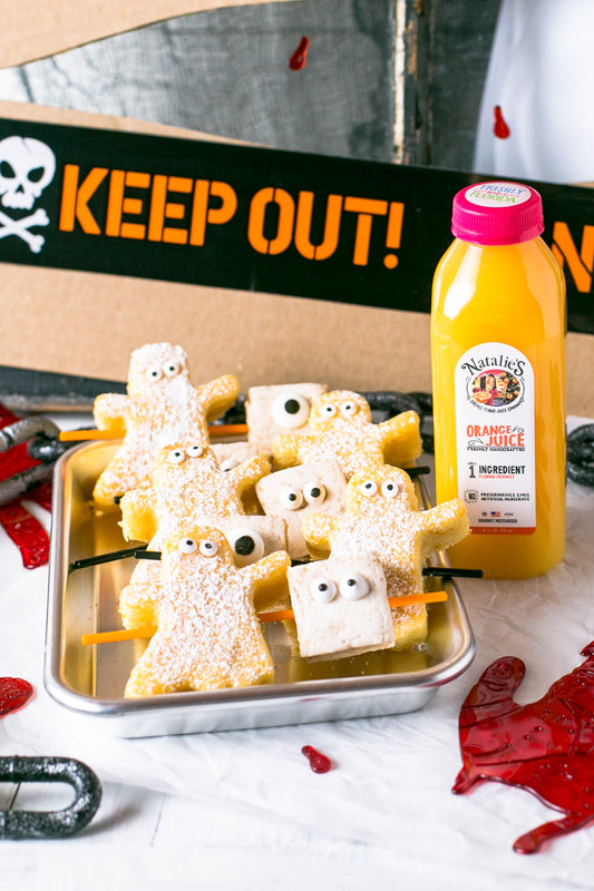 Orange Brownie Dessert Kabobs