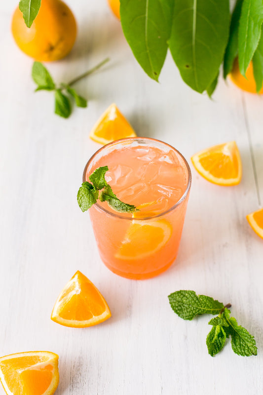 Orange Cherry Kombucha Ginger Soda