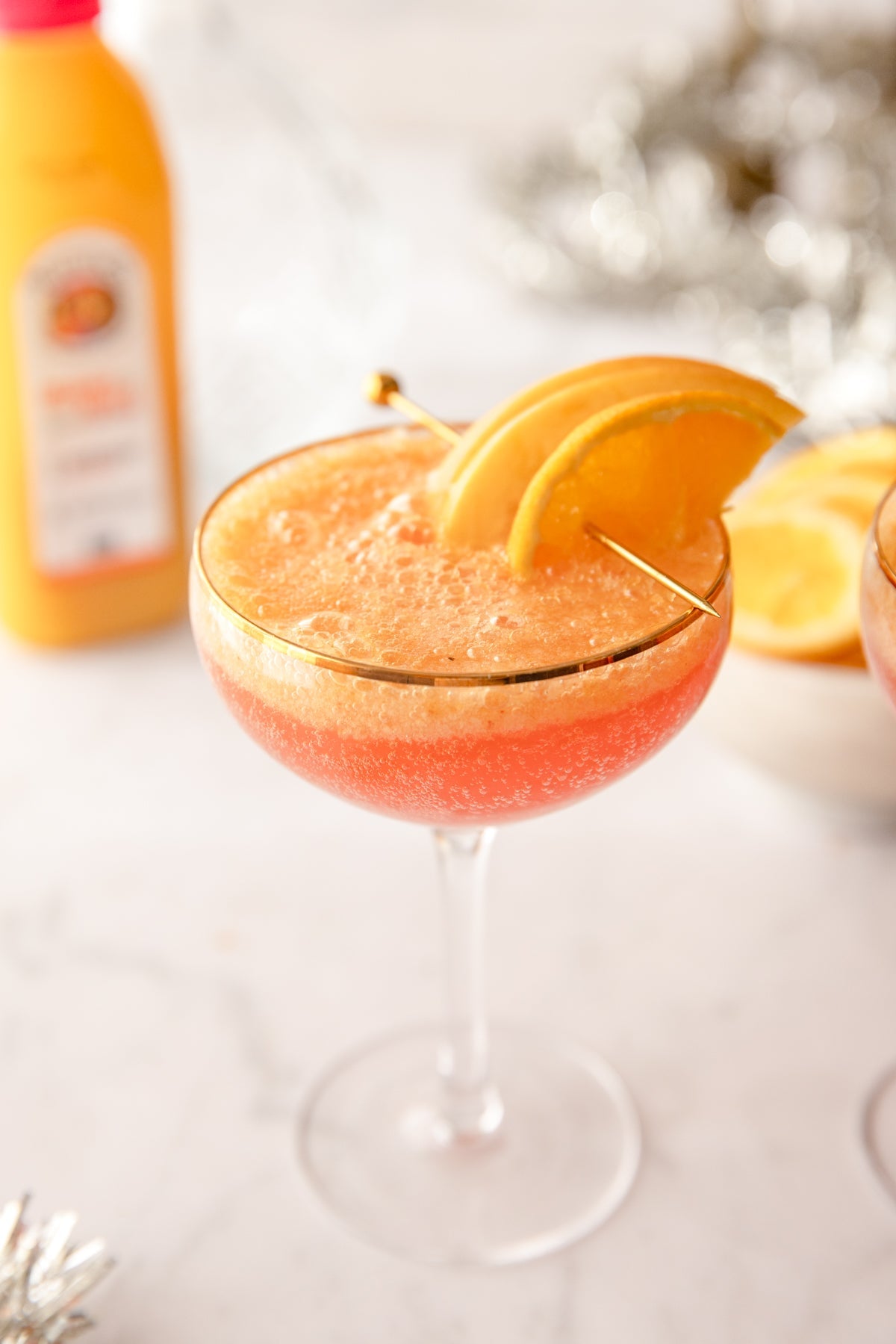 Sparkling Orange Peach Bellini