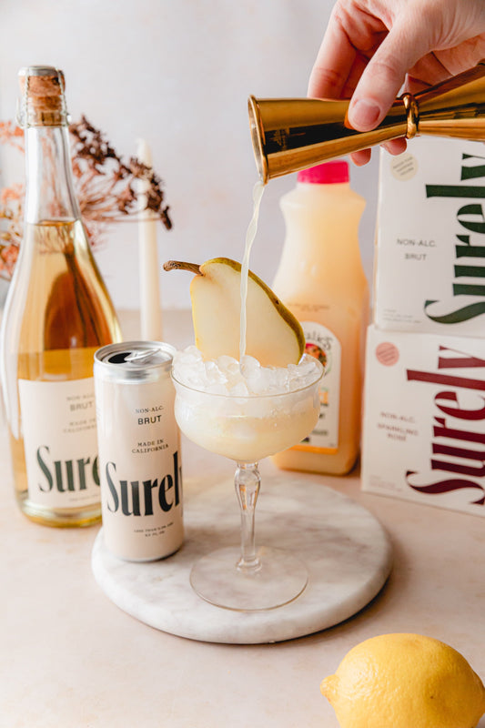 Pear Rosemary Lemon Spritz