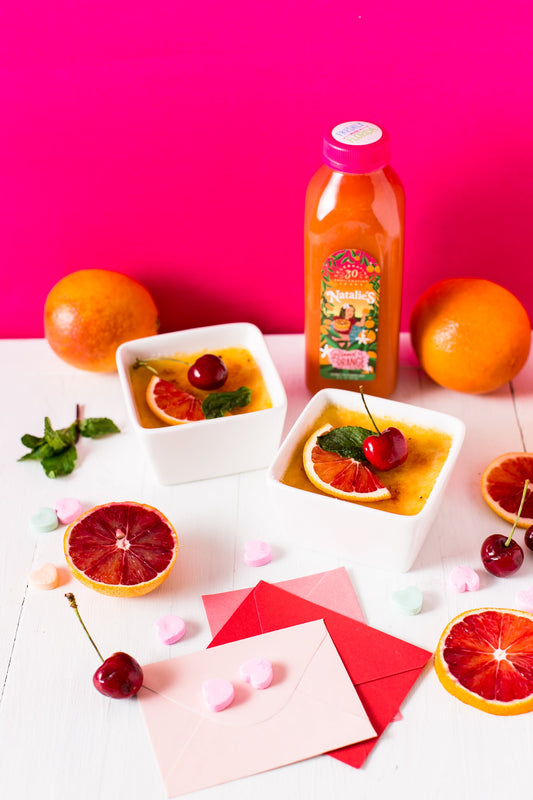 Blood Orange Creme Brulee
