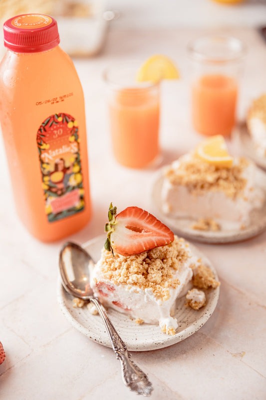 Strawberry Lemonade Freezer Bars
