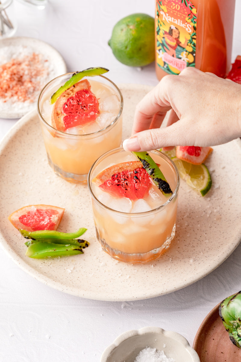 Poblano Grapefruit Margarita