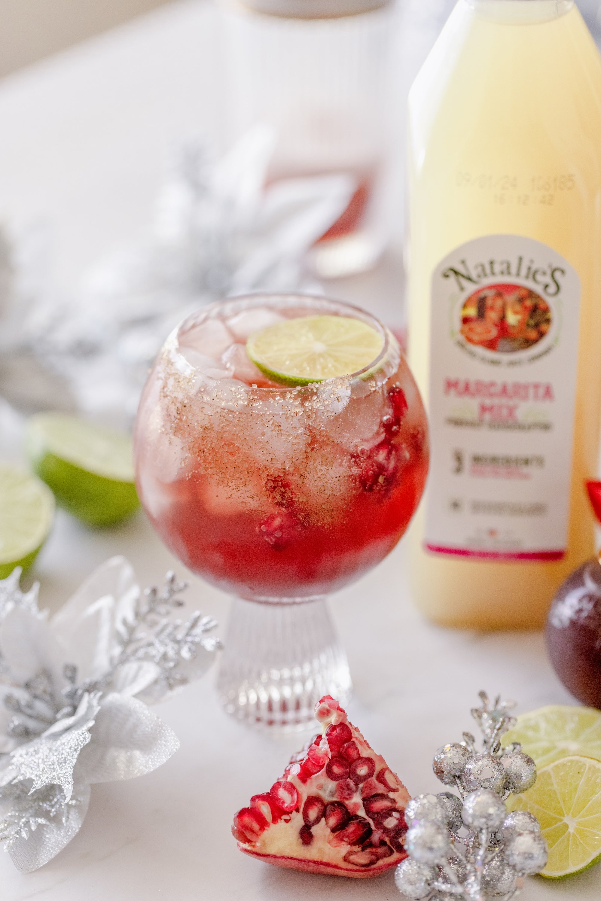 Christmas Pomegranate Margarita
