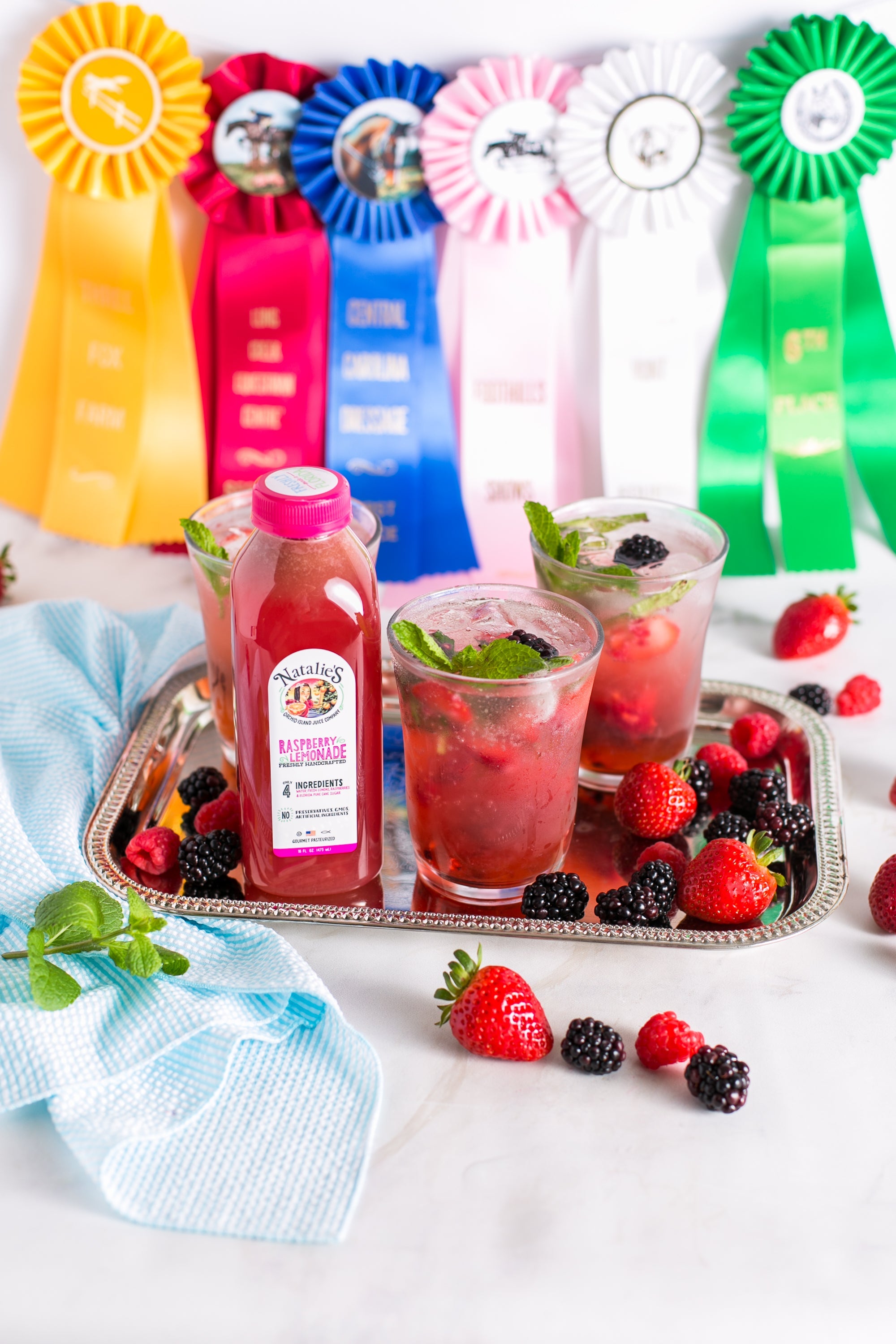 Raspberry Lemonade Triple Berry Mint Julep